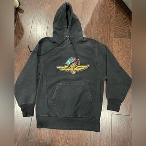 Indianapolis Motor Speedway Mens  Size X Small Heavy Official Hoodie Sweatshirt